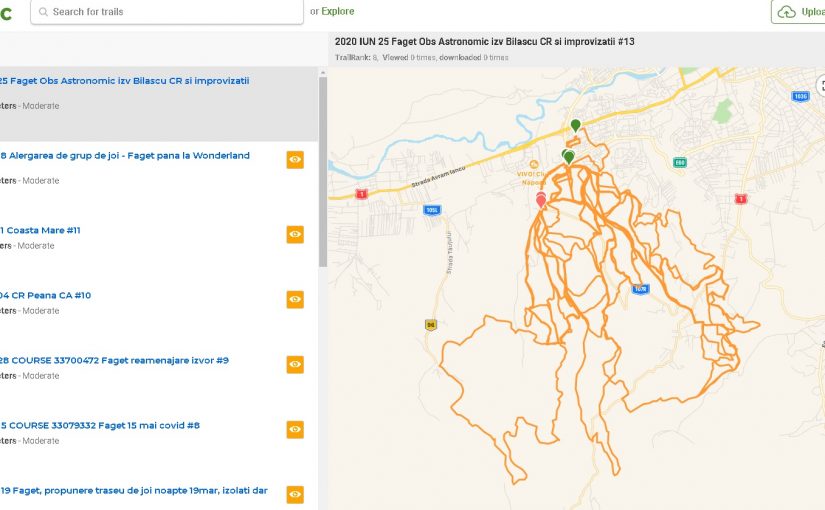 Trackurile pe Wikiloc
